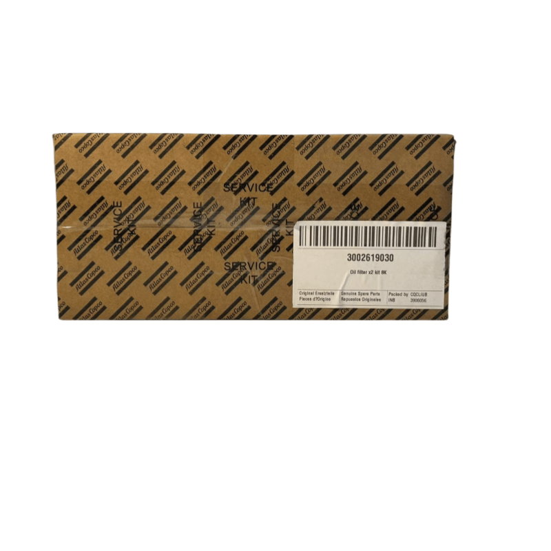 3002619030 Atlas Copco Air Compressor Oil Filter X2 Kit 8k äkta