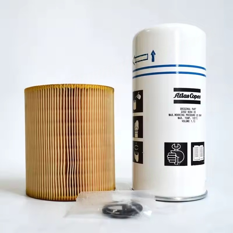 2901200610 Atlas Copco Kit Filters Separator för oljeinsprutad skruvkompressor Original