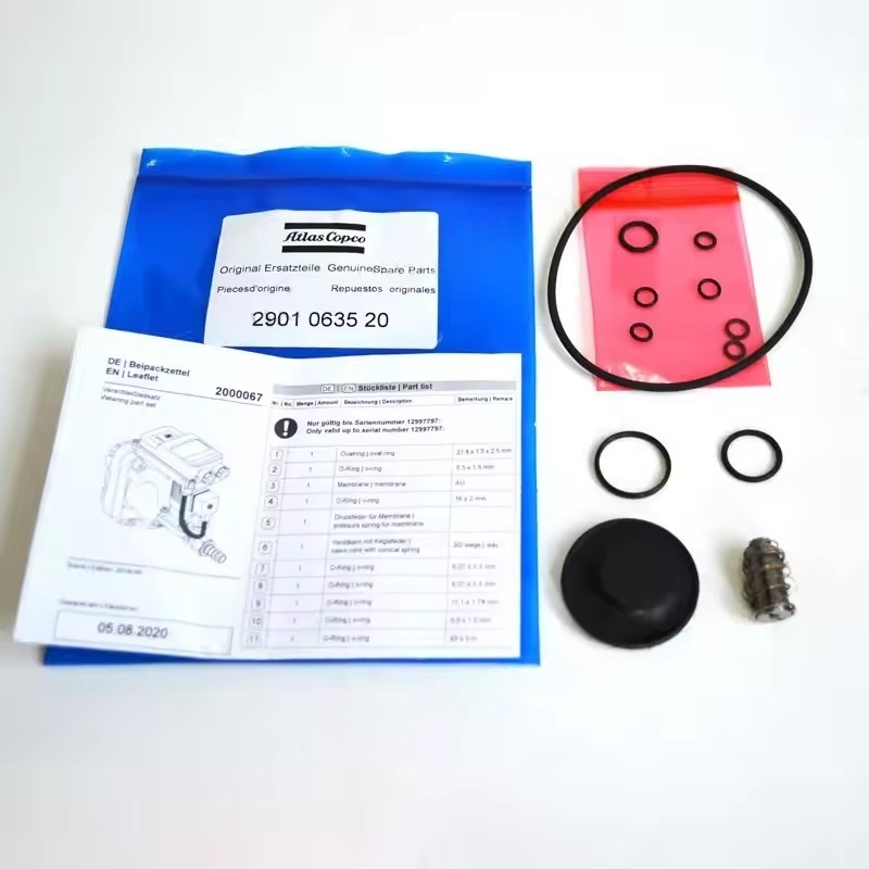Original 2901063520 Atlas Copco EWD330 Elektronisk dräneringsventil Solenoidventilunderhållssats