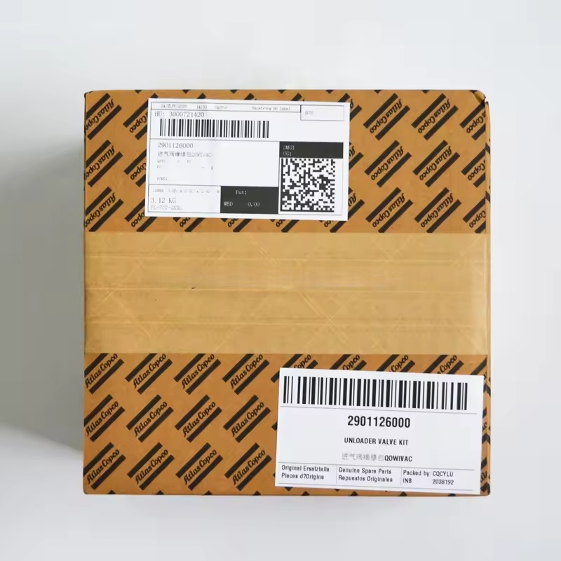 2901126000 Atlas Copco Unloader Valve Kit Oil Free Scroll och Wis Compressors