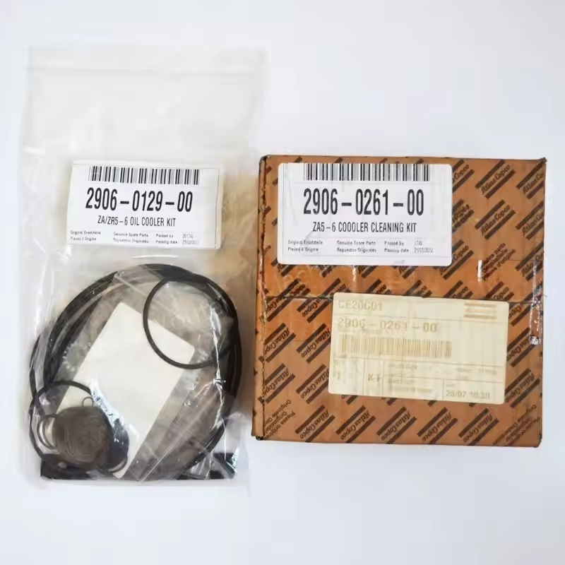 Atlas Copco Oil Cooler Kit för ZA ZR5-6 Oil Free Air Compressor Model 2906012900 & 2906026100