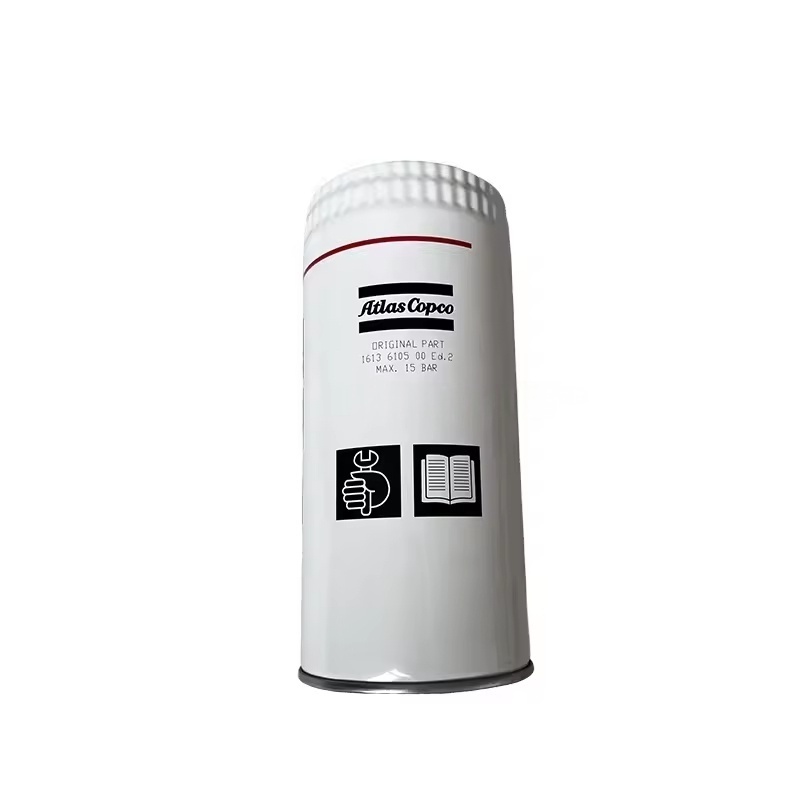 1613610500 = 1613610590 Oljefilter för Atlas Copco Air Compressor Originaldelar Skruva luftkompressordelar