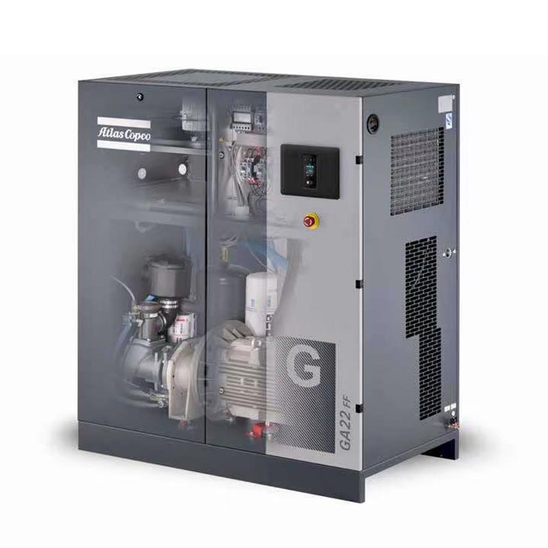 22 KW Atlas Copco roterande skruvluftkompressorer