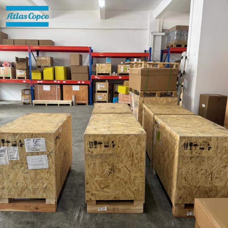 Atlas Copco 1616757591 2902022210 Äkta luftände skruvelement GA GX-serien kompressorhuvud
