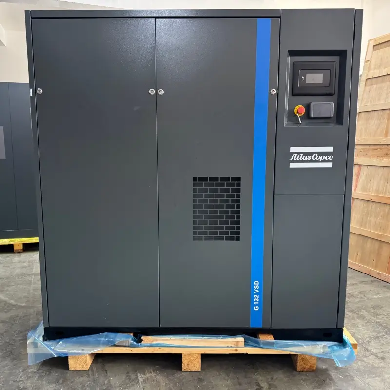 Atlas Copco G132VSD Oljeinsprutad skruvkompressor 400V 50HZ drivning med variabel hastighet