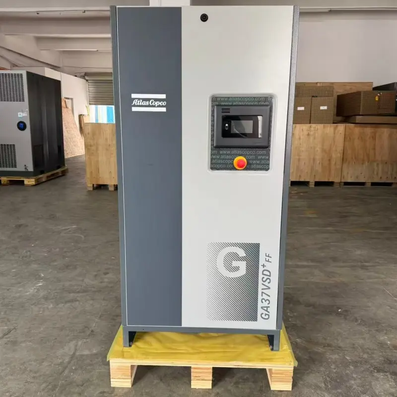 Atlas Copco GA37 VSD+ FF 37kW 50HP Oljeinsprutad skruvluftkompressor för industri